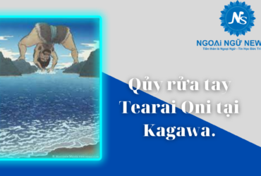 Qủy rửa tay Tearai Oni tại Kagawa.