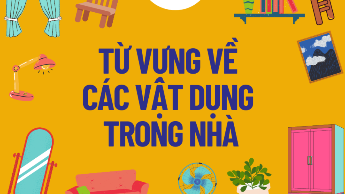 chủ đề tiếng nhật về các vật dụng gia đình