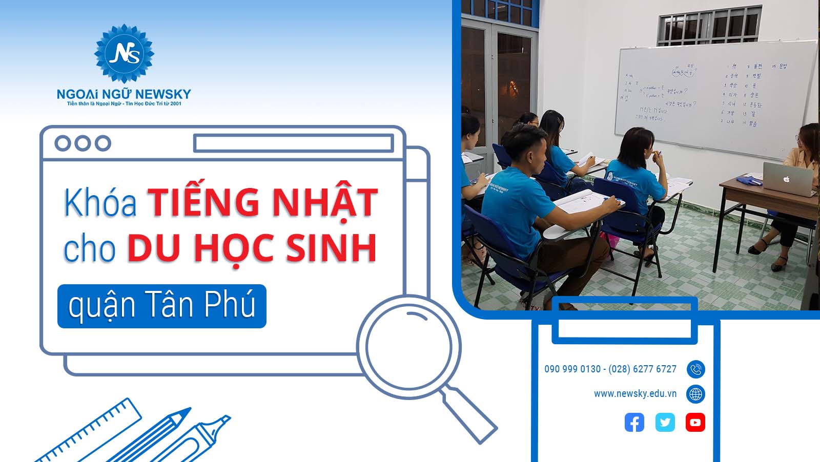 <center>Khóa tiếng Nhật cho du học sinh uy tín tại quận Tân Phú</center>