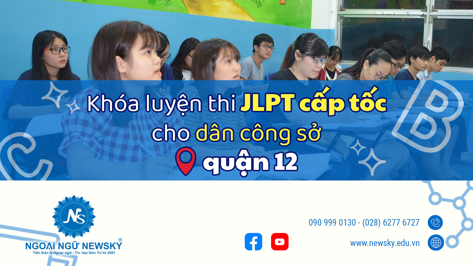 <center>Khóa luyện thi JLPT cấp tốc cho dân công sở quận 12</center>